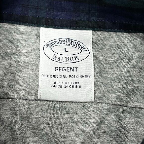 Brooks Brother Mens Blue‎ Plaid Regent Thermal Lined Cotton Button Up Size Large - Picture 6 of 9